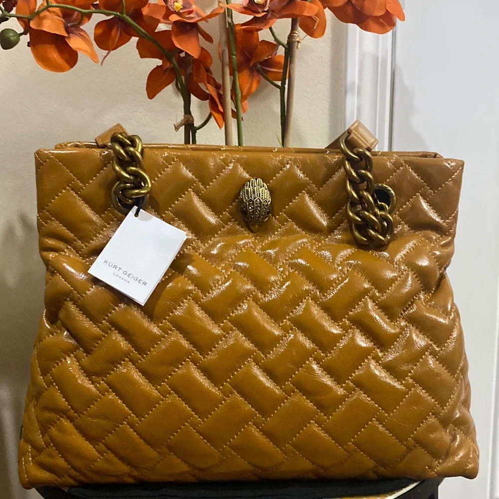 Kurt Geiger Kensington Quilted Leather Tote - Picture 10 of 13